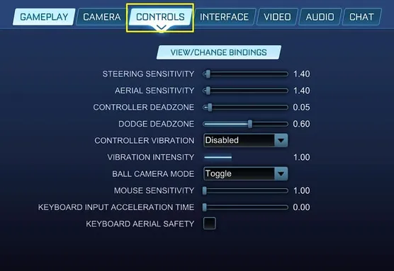 best-rocket-league-controls-settings