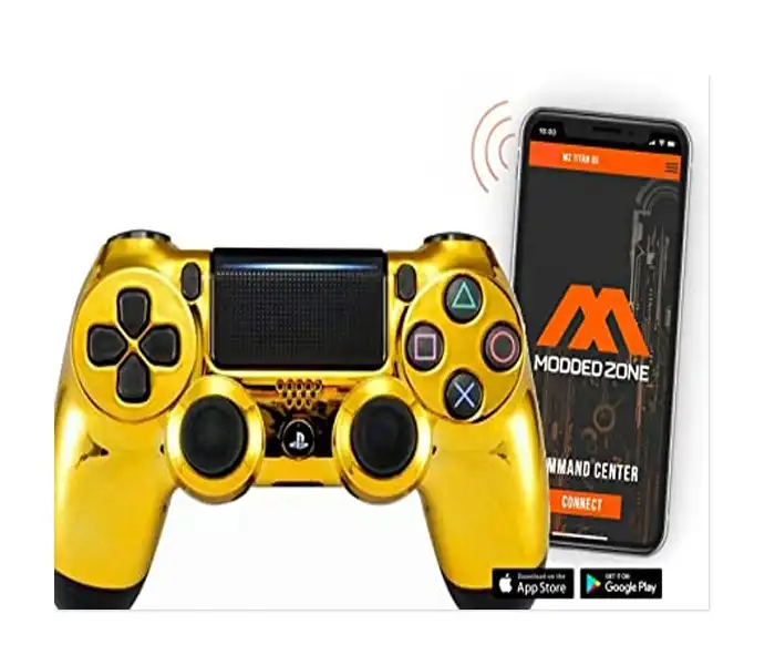 Gold Face PS4 PRO Modded Controller